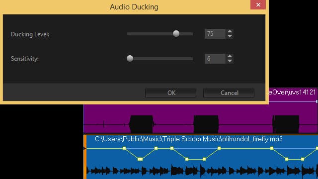 Audio Ducking