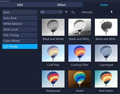 LUT Profiles