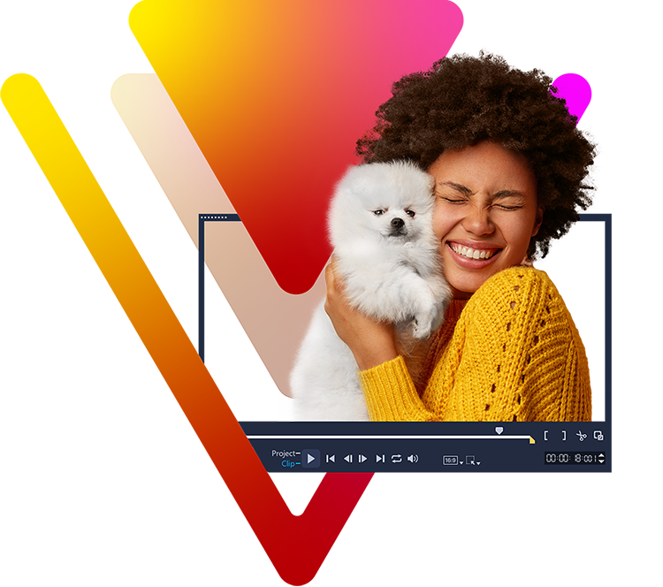 Benutzeroberfläche von VideoStudio Pro 2022