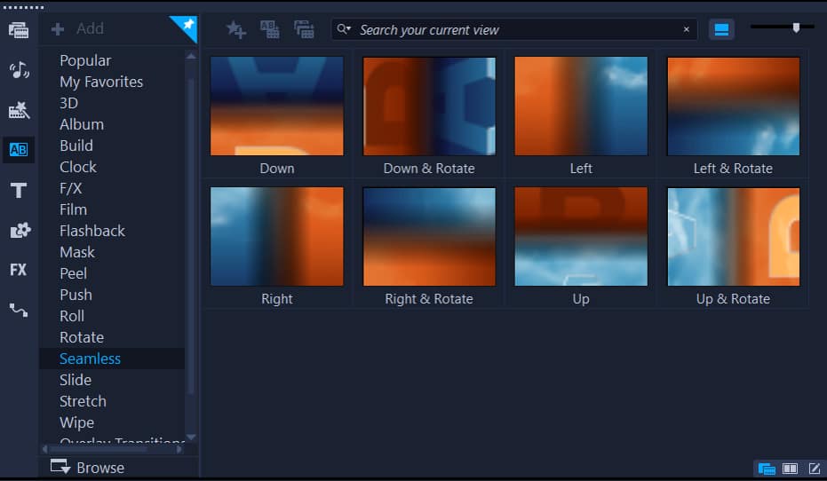 transition seamless transition seamless