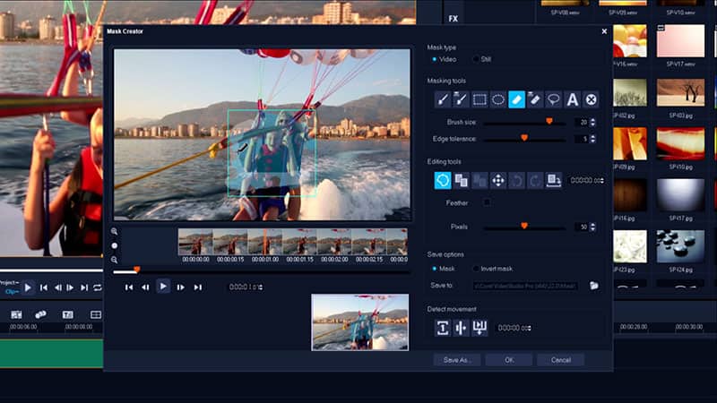 Make mask adjustments