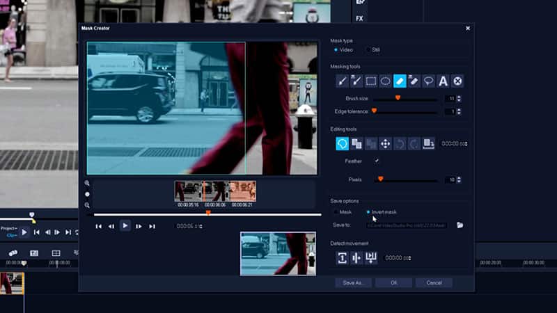 Invert your selection and preview your mask