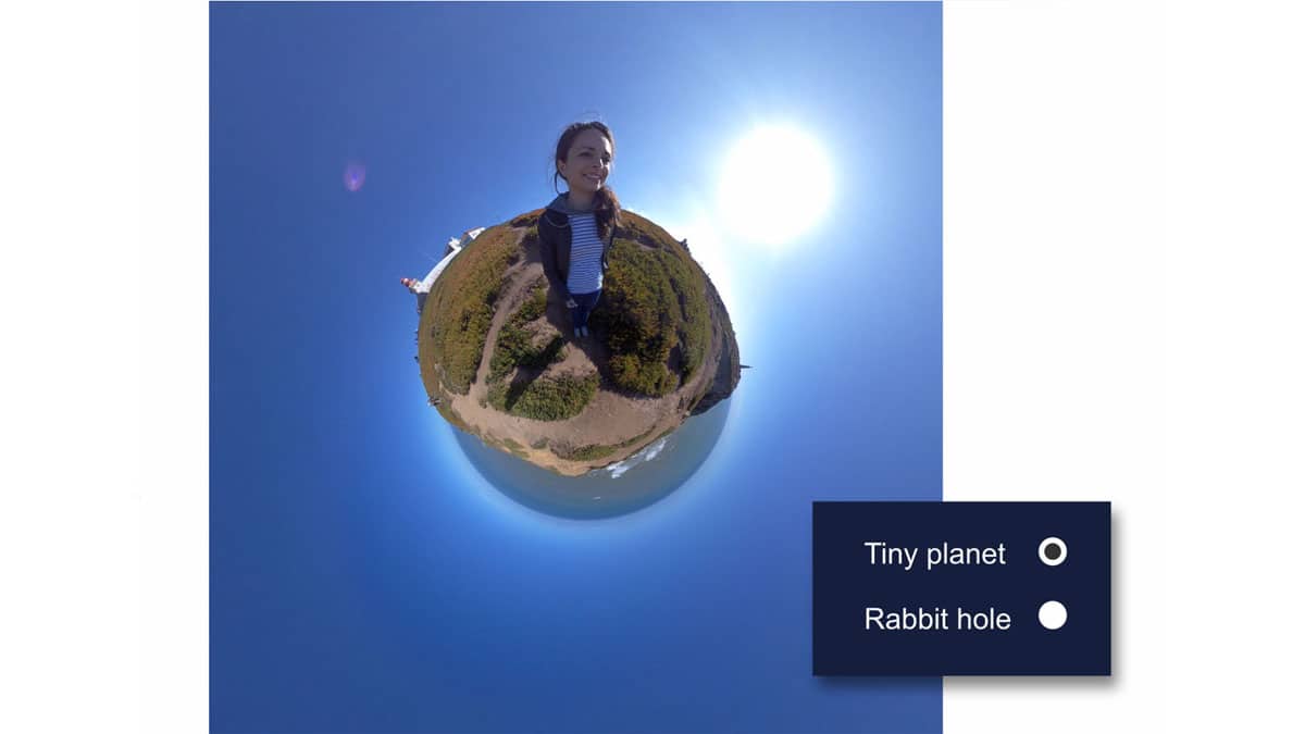 Create Tiny Planet Videos