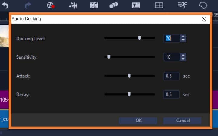 Select Audio Ducking